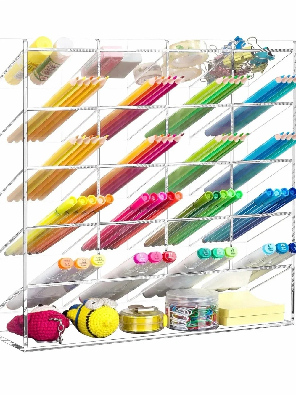 High capacity pencil, pen, marker desk organizer NIB NEW - makes